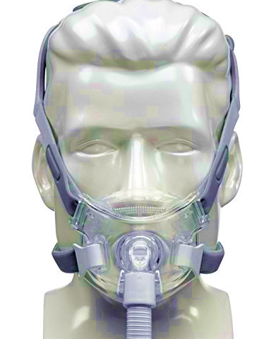 Při použití celoobličejové masky (při přetlakové léčbě) je nutné znát její limity
